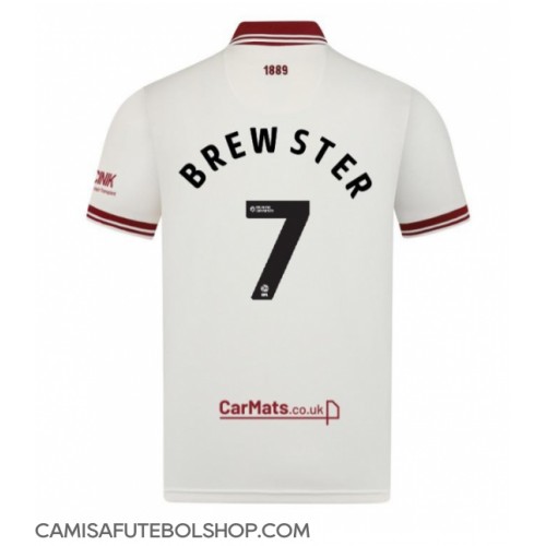 Camisa de time de futebol Sheffield United Rhian Brewster #7 Replicas 3º Equipamento 2024-25 Manga Curta